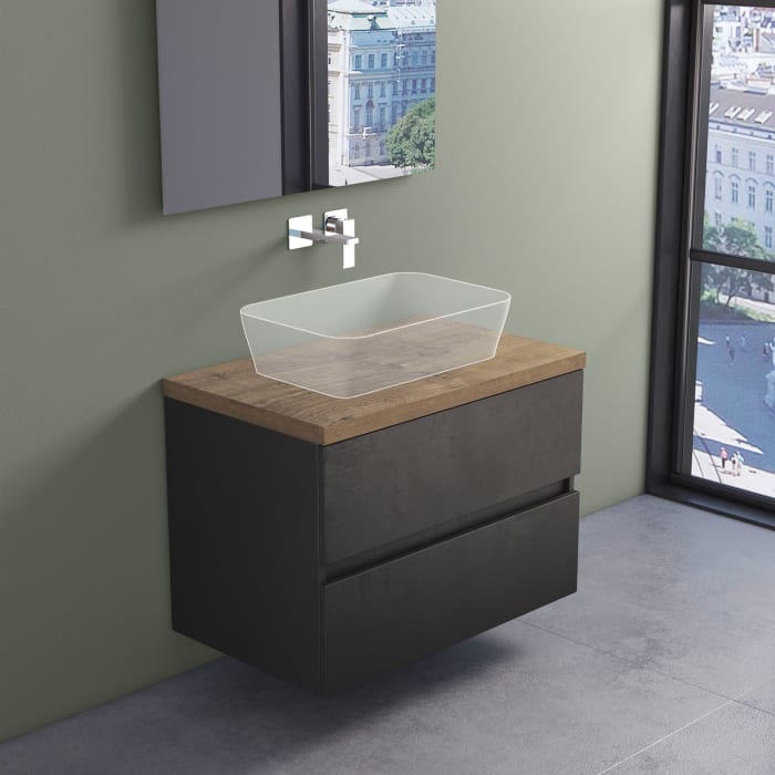 progettobagno Evo Terra Waschtischkonsole 80 cm