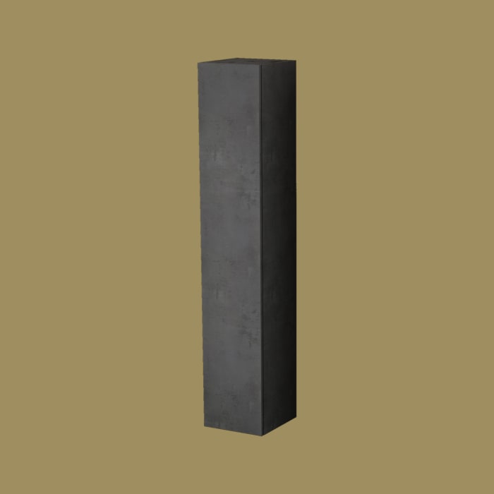 progettobagno Hivo Hochschrank 30 x 160 cm, Türanschlag links