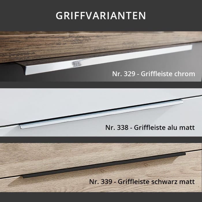 Puris Aspekt Unterschrank 30 cm mit 2 Auszügen, Griff 329