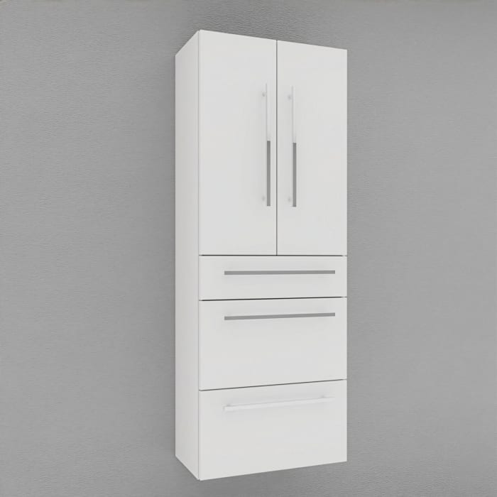 Puris b • brace Hochschrank 60 x 30 x 162,8 cm mit 3 Auszügen und 2 Türen