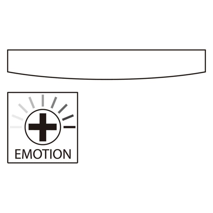 Puris b • bright Spiegelschrank 120 cm mit 3 Türen und LED-Flächenleuchte rund