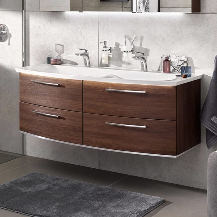 Puris b • bright Waschtisch-Set 142,9 cm mit 4 Auszügen