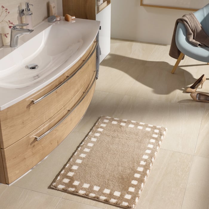 Puris b • bright Waschtisch-Set 102,9 cm mit 2 Auszügen und LED-Beleuchtung