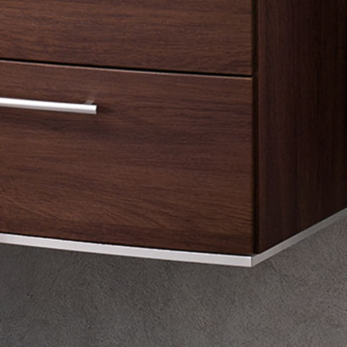 Puris b • bright Dekorplatte mit Chromkante 79,4 cm, rund