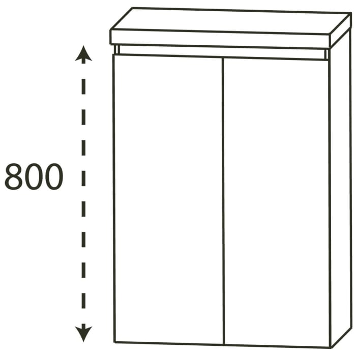 Puris b • essence Highboard 60,2 x 30 x 87 cm mit 2 Türen, Griff 341