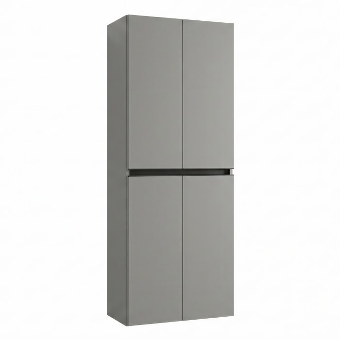 Puris b • essence Hochschrank 60 x 30 x 163 cm mit 4 Türen, Griff 341