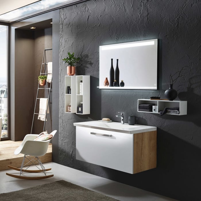 Puris b • maxx evermite® Mineralguss Möbelwaschtisch 76,2 cm