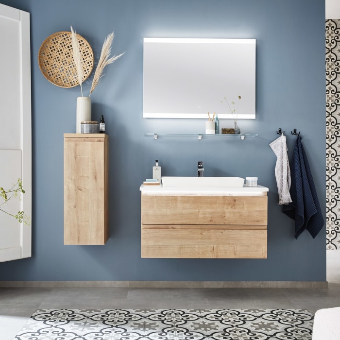 Puris b • straight Waschtischunterschrank 120 cm mit 2 Auszügen