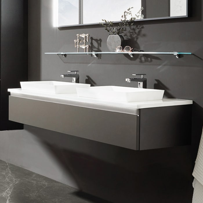 Puris b • straight Waschtischunterschrank 140 cm mit 1 Auszug