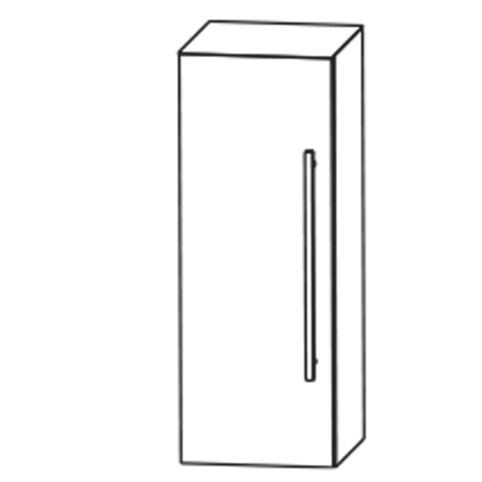 Puris c!mano Highboard 40 cm mit 1 Tür, Anschlag links, Griff 338