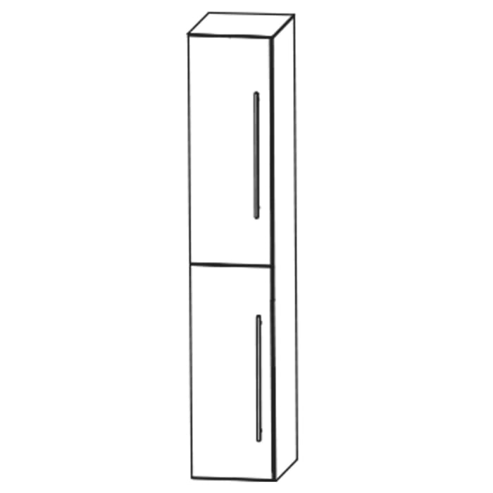 Puris c!mano Hochschrank 30 cm mit 2 Türen, Anschlag links, Griff 329