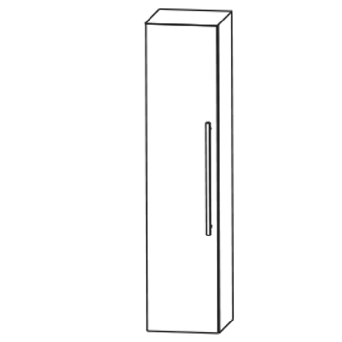 Puris c!mano Mittelschrank 30 cm mit 1 Tür, Anschlag links, Griff 359