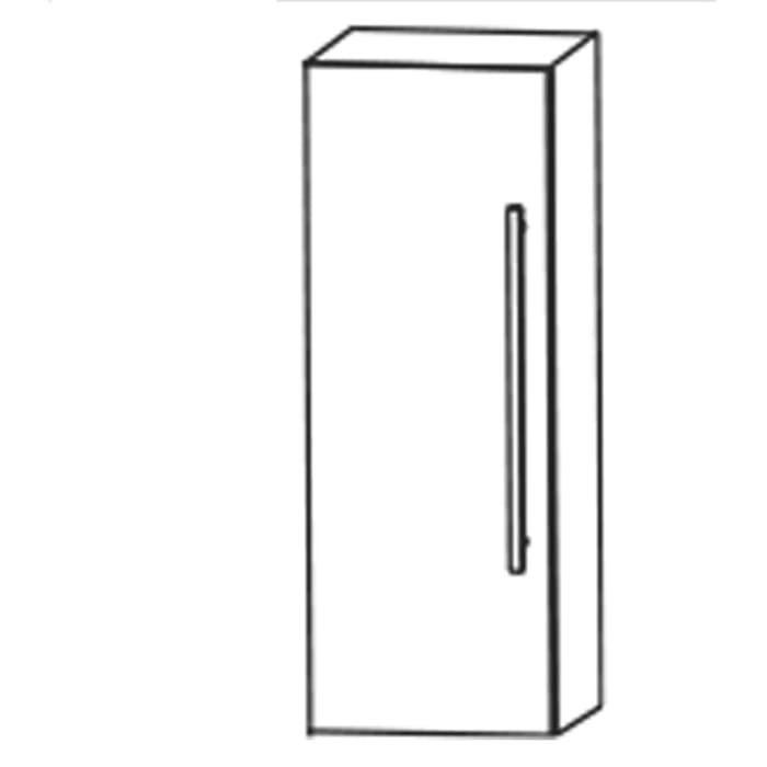 Puris c!mano Oberschrank 40 cm mit 1 Tür, Anschlag links, Griff 359