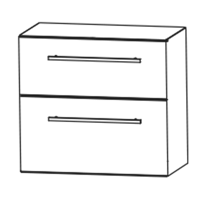 Puris c!mano Unterschrank 40 cm mit 1 Schubkasten und 1 Auszug, Griff 289