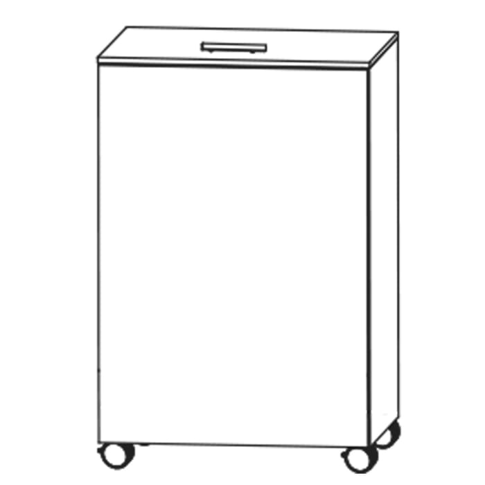 Puris c!mano Wäscherolli 47 cm mit Klappdeckel, Griff 338