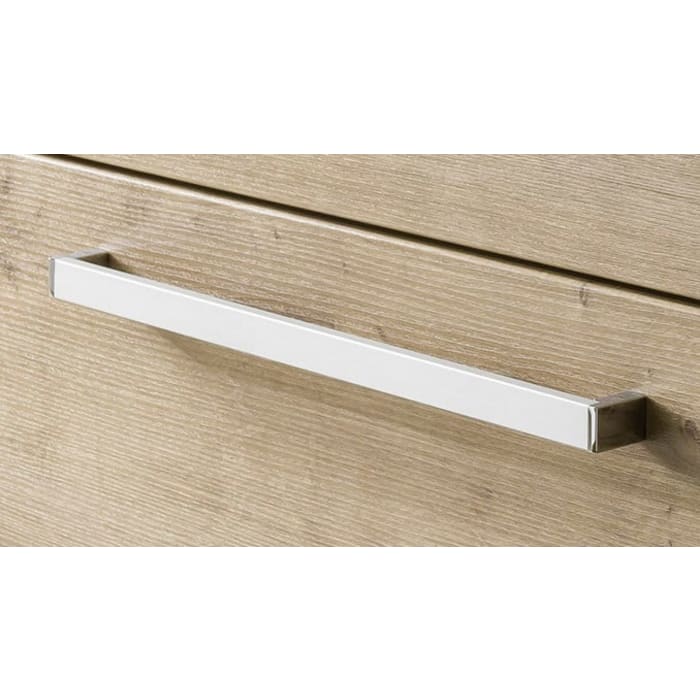 Puris Cool Line Hochschrank 60 x 30 x 164 cm mit 1 Wäschekippe, 1 Auszug und 2 Türen, Griff 340