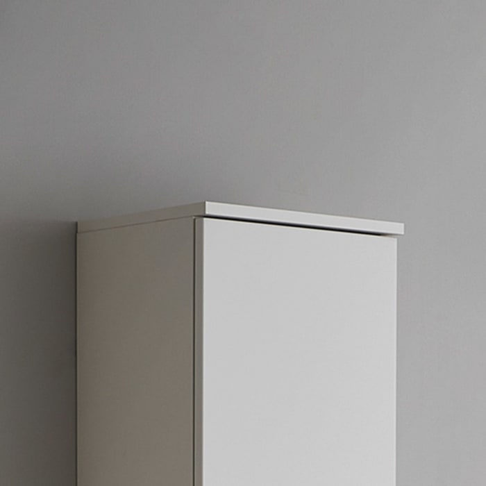 Puris c!puro / c!mano Ablageplatte 40,2 cm in Standardtiefe für Oberschrank, Stärke 1,6 cm