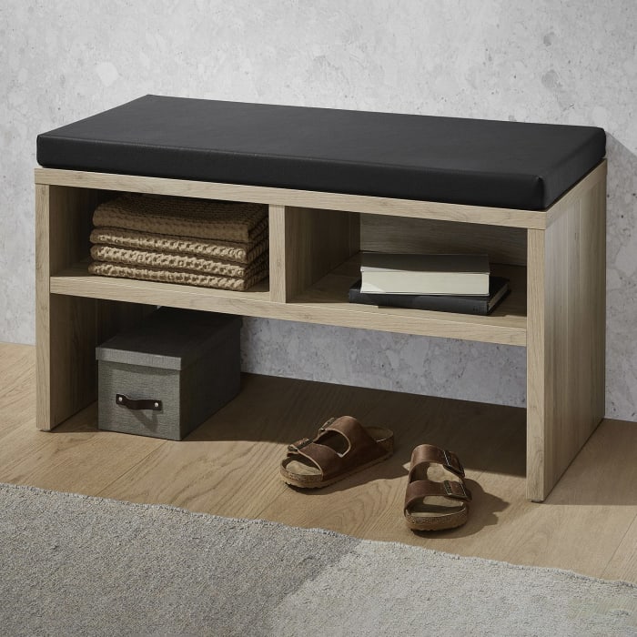 Puris Universal Sitzbank 90 cm mit Sitzkissen aus Kunstleder