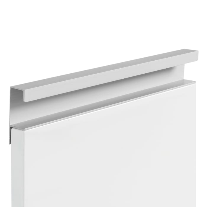 Puris c!puro Hochschrank 40 cm mit 1 Tür, Anschlag rechts, 1 offenes Fach, Wäschekippe, Griff 351