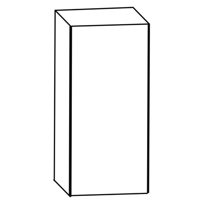 Puris c!puro Oberschrank 40 cm mit 1 Tür, Anschlag rechts, Griff 352