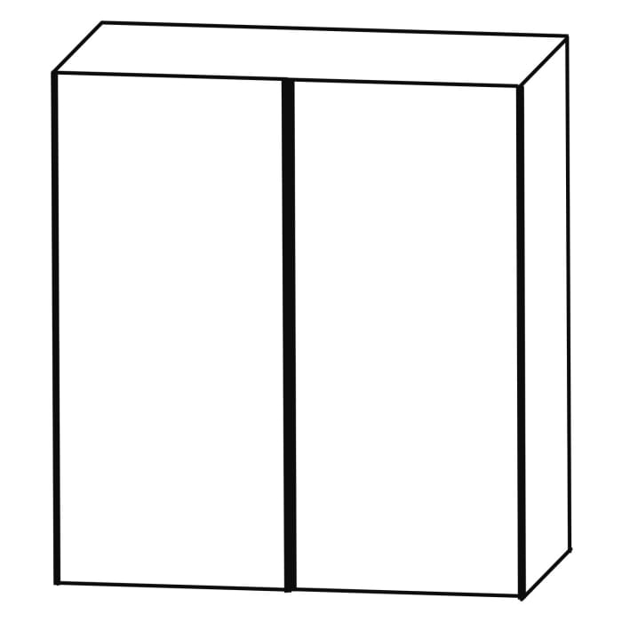 Puris c!puro Oberschrank 60 cm mit 2 Türen, Griff 351