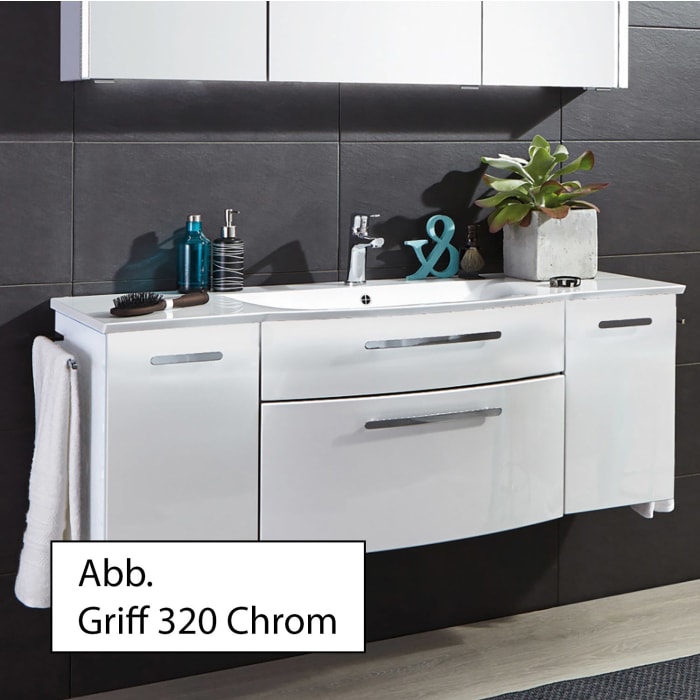 Puris Linea Waschtisch mit Unterschrank 131,2 cm mit Griff 350