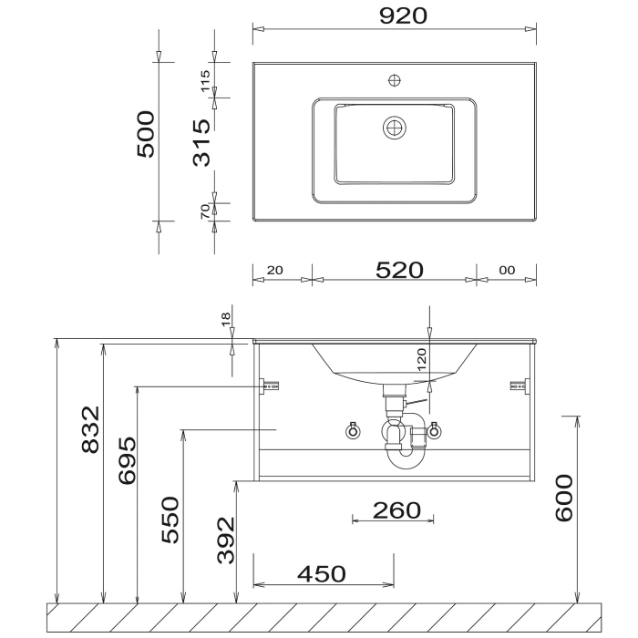Puris Next4You twenty one Waschtischkombination 90 cm mit Spiegelschrank
