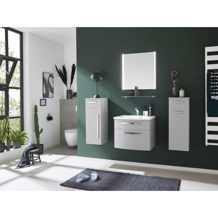 Puris Speed Flächenspiegel 80 x 64 cm mit LED-Beleuchtung beidseitig