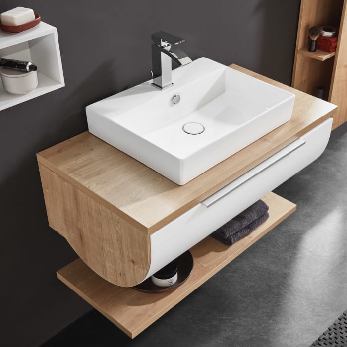 Puris Unique Keramik-Aufsatzwaschtisch Málaga 55 x 42 cm