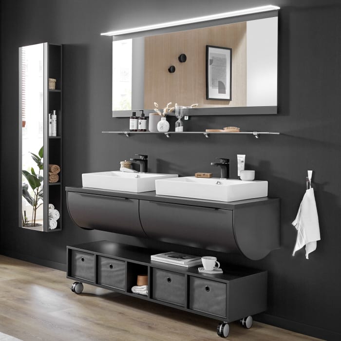 Puris Unique Keramik-Aufsatzwaschtisch Málaga 55 x 42 cm