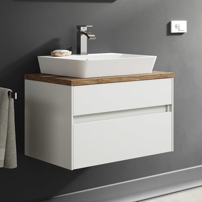 Puris Unique Waschtischunterschrank 72 x 49,2 cm grifflos, ohne Ausschnitt