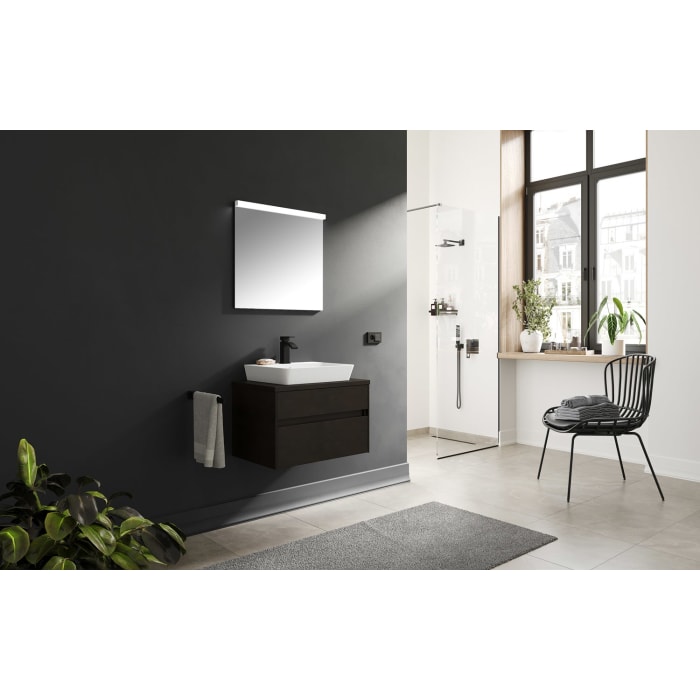 Puris Unique Waschtischunterschrank 72 x 49,2 cm grifflos, ohne Ausschnitt