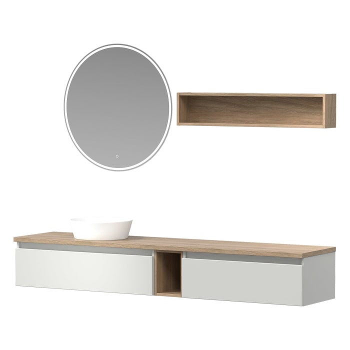 Puris Vialli Badmöbel-Set 200cm