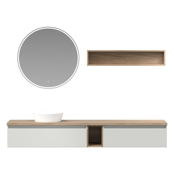 Puris Vialli Badmöbel-Set 200cm