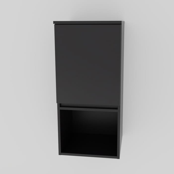 Puris Vora Highboard 40 cm mit 1 Tür, Anschlag links, 1 offenes Fach
