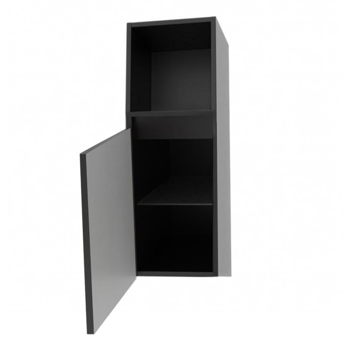 Puris Vora Highboard 40 cm mit 1 Tür, Anschlag links, 1 offenes Fach