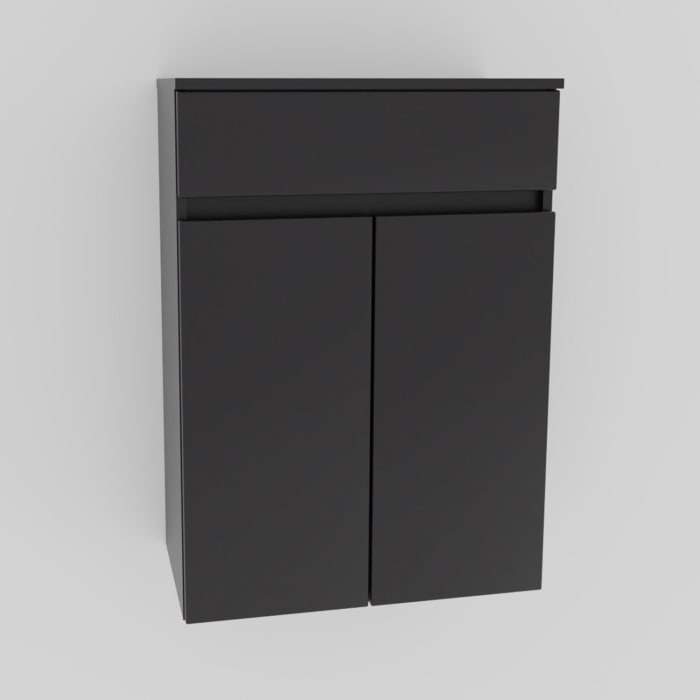 Puris Vora Highboard 60 cm mit Wäschekippe und Metallschubkasten