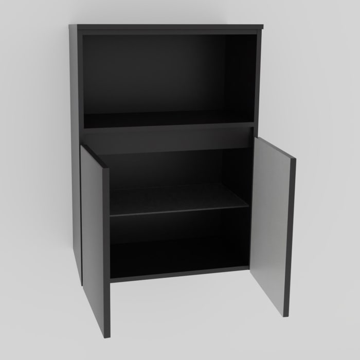 Puris Vora Highboard 60 cm mit 2 Türen und 1 offenem Fach