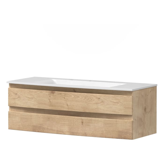 Puris Vora Badmöbel-Set 121,2 cm evermite Waschtisch mit Unterschrank