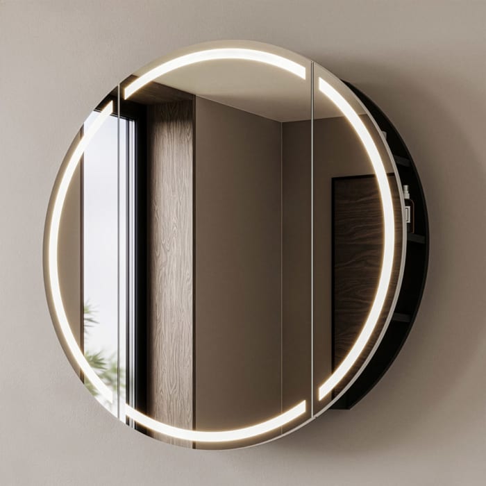 Puris Vora Spiegelschrank rund