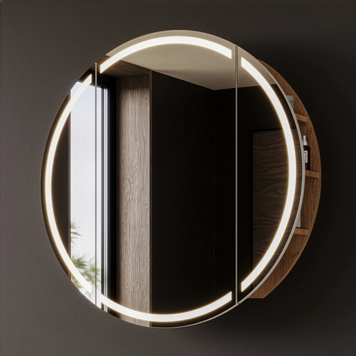 Puris Vora Spiegelschrank rund