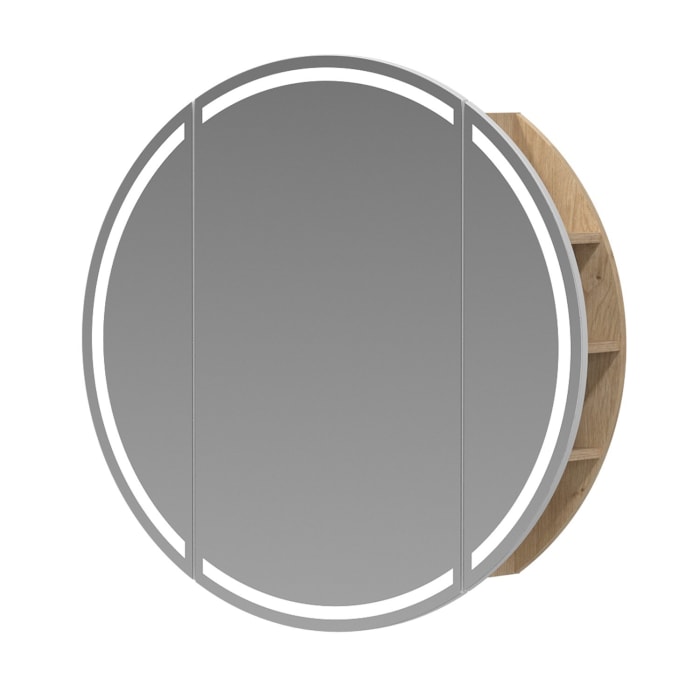 Puris Vora Spiegelschrank rund