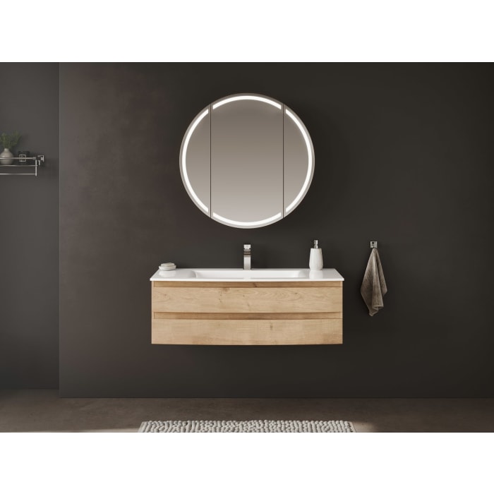 Puris Vora Spiegelschrank rund