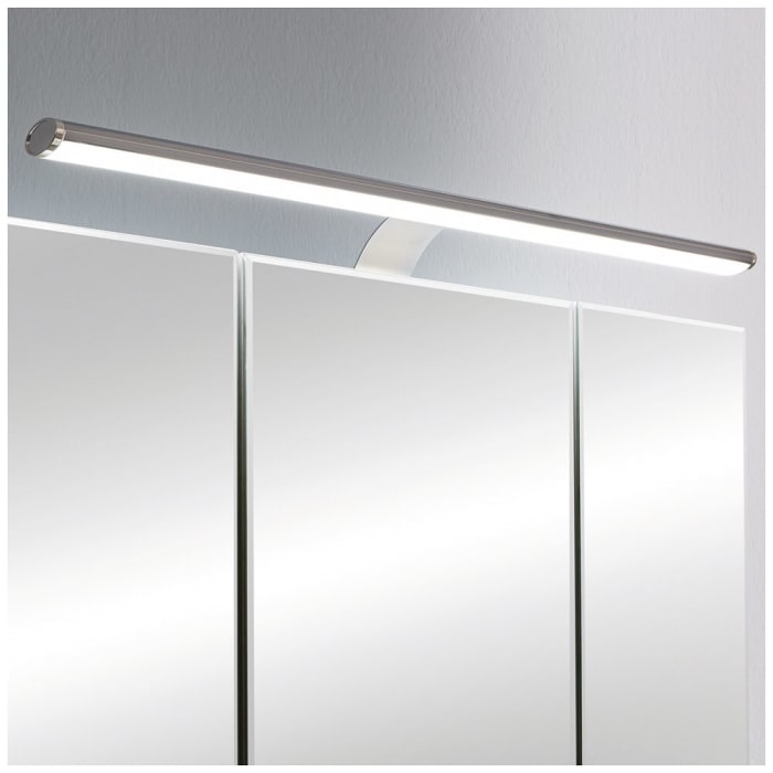 Puris Vuelta Spiegelschrank Serie A 70 x 15 x 64 cm mit LED-Aufbauleuchte