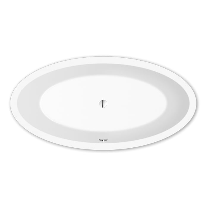 Repabad Ferrara freistehende Ovalbadewanne 170 x 85 cm