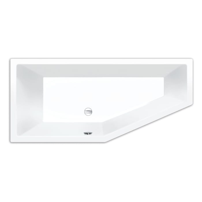 Repabad Livorno Eco Raumspar-Badewanne 180 x 80 cm, Ausführung rechts