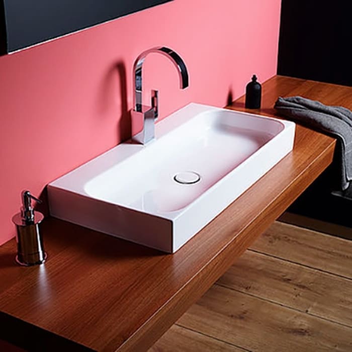 Repabad Livorno 60 Waschtisch mit 1 Hahnloch und verdecktem Überlauf