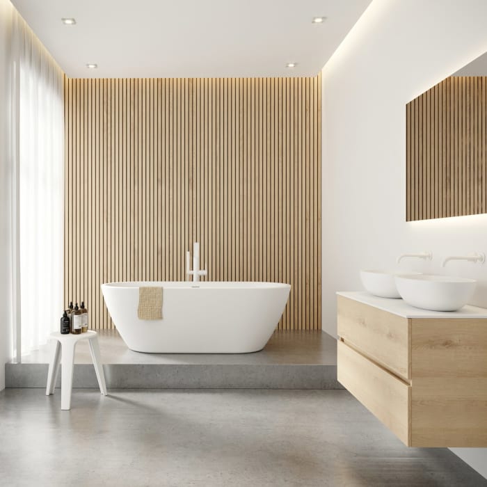 Riho Inspire freistehende Badewanne 180 x 80 cm