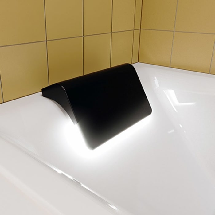 Riho Still Shower Rechteck-Badewanne 180 x 80 cm, Plug & Play, rechts