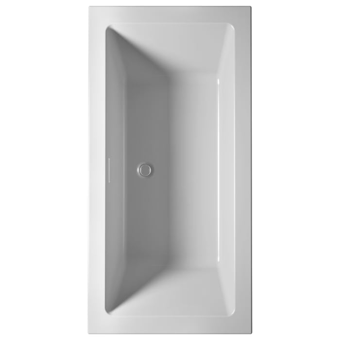 Riho Rethink Cubic Badewanne 190 x 90 cm mit Riho Fall